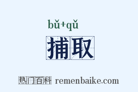 捕取是什么意思的图片